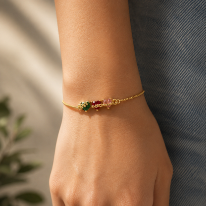 Pulsera 3 Corazones de Fe